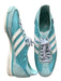 Adidas Shoe Size 7 Aqua Canvas & Suede Lace Up Athletic Sneakers Aqua / 7