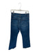 Madewell Size 29 Med Dark Wash Cotton High Waist Flare Cropped Jeans Med Dark Wash / 29