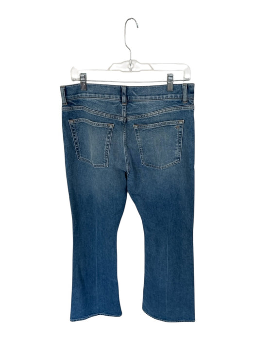 Madewell Size 29P Med Dark Wash Cotton High Rise Flare Jeans Med Dark Wash / 29P