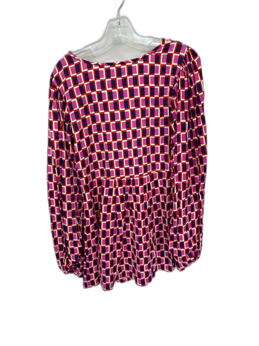 Beyond by Vera Size L purple & pink Cotton Blend Long Balloon Sleeve Dress purple & pink / L