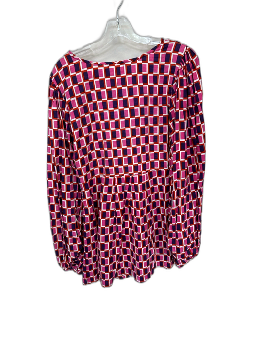 Beyond by Vera Size L purple & pink Cotton Blend Long Balloon Sleeve Dress purple & pink / L