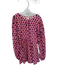 Beyond by Vera Size L purple & pink Cotton Blend Long Balloon Sleeve Dress purple & pink / L