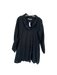 Flax Size S Black Linen Long Sleeve Buttons Collar Jacket Black / S