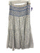 Loveshackfancy Size L White & Blue Cotton Floral Shirred Waist Midi Skirt White & Blue / L