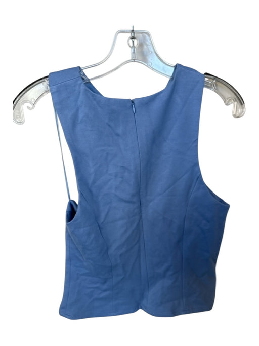 Sundays in Brooklyn Size L Cornflower Blue Nylon Blend Sleeveless Back Zip Top Cornflower Blue / L