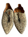 Free People Shoe Size 39 Cream & Brown Leather Leopard Pointed Toe Mule Shoes Cream & Brown / 39