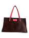 Kate Spade Brown & Pink Canvas Open lined Tote shoulder bag Bag Brown & Pink / M