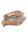 Schutz Shoe Size 8.5 Brown Leather Suede Pointed Toe Clear Detail Shoes Brown / 8.5