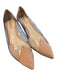 Schutz Shoe Size 8.5 Brown Leather Suede Pointed Toe Clear Detail Shoes Brown / 8.5