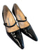 Manolo Blahnik Shoe Size 38.5 Black Patent Leather Pointed Toe solid color Shoes Black / 38.5