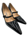 Manolo Blahnik Shoe Size 38.5 Black Patent Leather Mary Jane Pointed Toe Pumps Black / 38.5