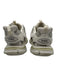 Balenciaga Shoe Size 41 Cream White & Silver Leather & Rubber Netting Sneakers Cream White & Silver / 41