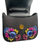 Versace Black, Pink, Gold Silk Chain Detail Jeweled Embellishment Bag Black, Pink, Gold / Small