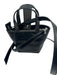 Alexander Wang Black Leather Crinkle embossed logo Crossbody Strap Incl Tote Bag Black / Mini