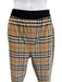 Burberry London Size L Beige, Black, Red Poliamide Elastic Waist Leggings Beige, Black, Red / L