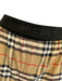 Burberry London Size L Beige, Black, Red Poliamide Elastic Waist Leggings Beige, Black, Red / L