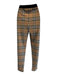 Burberry London Size L Beige, Black, Red Poliamide Elastic Waist Leggings Beige, Black, Red / L