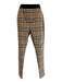 Burberry London Size L Beige, Black, Red Poliamide Elastic Waist Leggings Beige, Black, Red / L