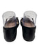Loeffler Randall Shoe Size 7.5 Black Leather Elastic Strap Round Toe Flats Black / 7.5