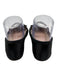 Loeffler Randall Shoe Size 7.5 Black Satin Elastic Strap Round Toe Ballet Flats Black / 7.5