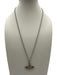 Vivienne Westwood Silver Metal Lobster Clasp Orb Rhinestone Pendant Necklace Silver