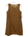 Ann Mashburn Size XS/S Camel Brown Wool Blend Accordion Pleat swing Dress Camel Brown / XS/S