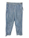 Lake Size XS Blue & White Cotton Long Sleeve Striped Button Front Pant Set Blue & White / XS