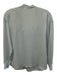 Vince Size XXS Pale Blue Silk Long Sleeve Ribbed Surplice Sheer Top Pale Blue / XXS