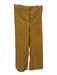 Maeve Size 26 Camel Brown Viscose & Linen High Rise Zip Flap Closure Pants Camel Brown / 26
