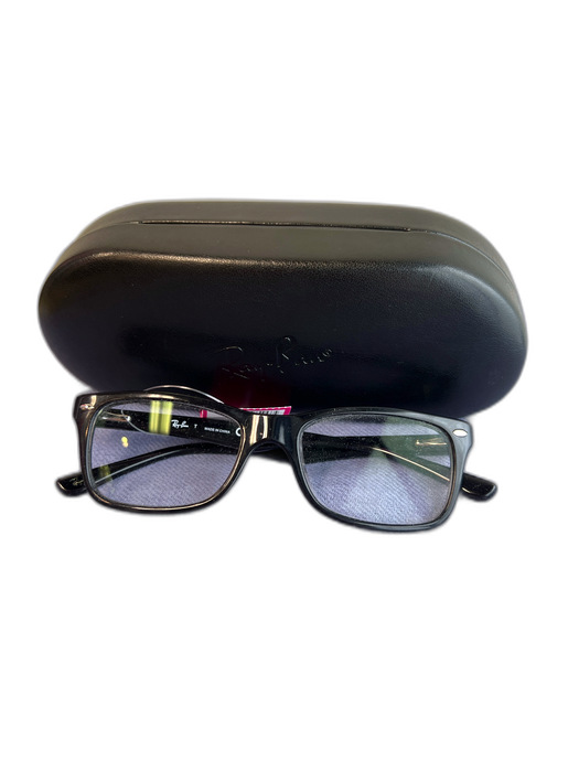 Ray Ban Black Acetate Square Eyeglass Frames Black