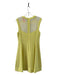 Rag & Bone Size 6 Yellow Triacetate Sleeveless Mesh Detail Dress Yellow / 6