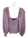 Minkpink Size M Purple Long Sleeve Ribbed Sweater Purple / M