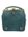 Laflore Paris Emerald Green Cork Brass Hardware Cotton Lined Bag Emerald Green