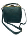 Laflore Paris Emerald Green Cork Brass Hardware Cotton Lined Bag Emerald Green