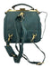 Laflore Paris Emerald Green Cork Brass Hardware Cotton Lined Bag Emerald Green
