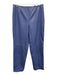 Dana Buchman Size 10 Periwinkle Blue Lambskin Leather High Rise Side Zip Pants Periwinkle Blue / 10