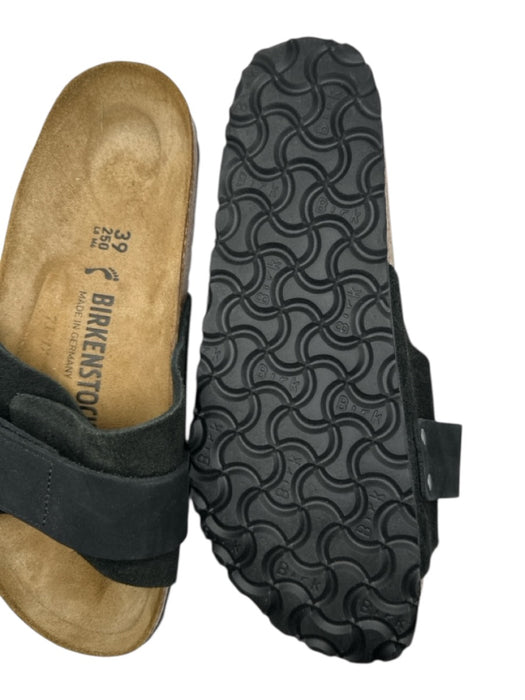 Birkenstock Shoe Size 39 Black & Brown Suede Velcro Cork Sandals Black & Brown / 39