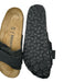 Birkenstock Shoe Size 39 Black & Brown Suede Velcro Cork Sandals Black & Brown / 39