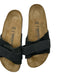 Birkenstock Shoe Size 39 Black & Brown Suede Velcro Cork Sandals Black & Brown / 39