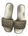 Dolce Vita Shoe Size 9 Gold Leather Metallic Braided Mule Sandals Gold / 9