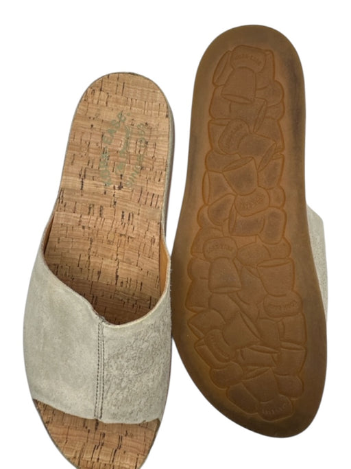 Kork-Ease Shoe Size 9M Gray Suede Cork Mule Sandals Gray / 9M