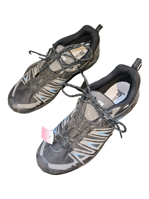 Salomon Shoe Size 14 AS IS - General Wear Gray, Blue & Black Hiking Men's Shoes 14
