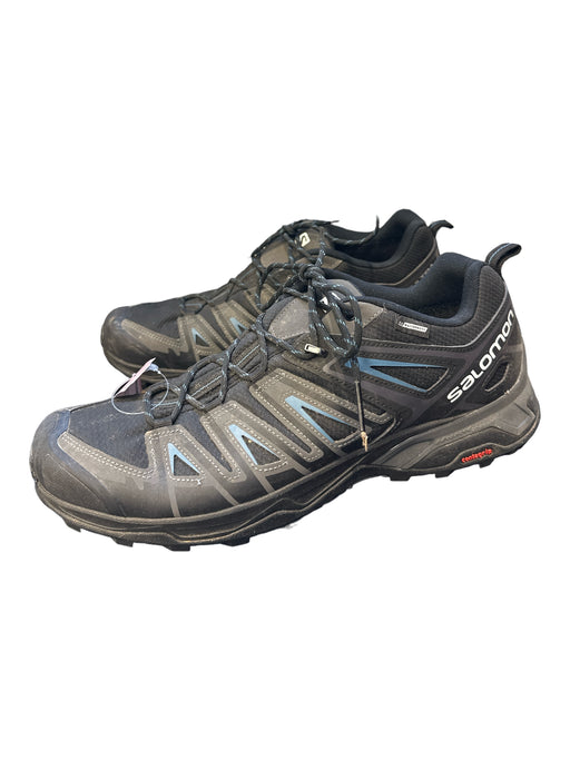 Salomon Shoe Size 14 AS IS - General Wear Gray, Blue & Black Hiking Men's Shoes 14