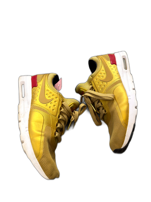 Nike Air Shoe Size 8.5 Gold Canvas Metallic Athletic Sneakers Gold / 8.5