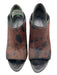 Alexander Wang Shoe Size 38 Black & Brown Leather Calf Hair Cut Out Wedges Black & Brown / 38