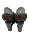 Alexander Wang Shoe Size 38 Black & Brown Leather Calf Hair Cut Out Wedges Black & Brown / 38
