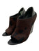 Alexander Wang Shoe Size 38 Black & Brown Leather Calf Hair Cut Out Wedges Black & Brown / 38