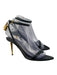 Tom Ford Shoe Size 37 Black Leather Gold hardware Locket Heel Sandals Black / 37