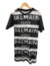 Balmain Size S Black & White Mesh Short Sleeve Coverup Black & White / S