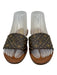Louis Vuitton Shoe Size 36 Brown Print Coated Canvas Monogram Mule Flat Sandals Brown Print / 36